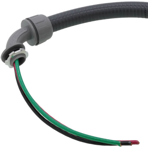 Main product image of 1/2in. x 6ft. #10 THHN Wire - Non-Metallic Connectors, with 2-Pc Fittings