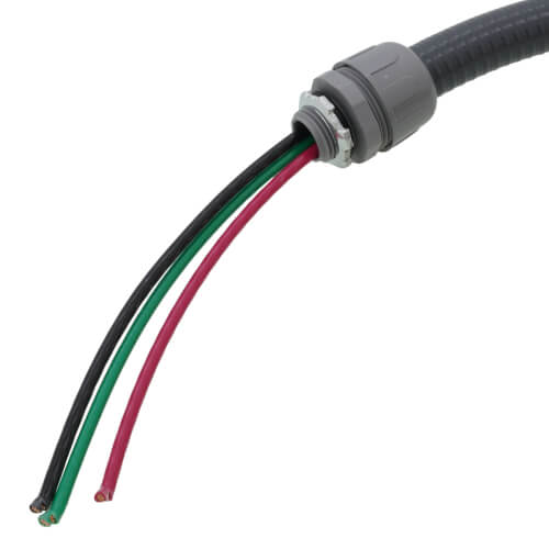Main product image of 1/2in. x 6ft. #10 THHN Wire - Non-Metallic Connectors, with 2-Pc Fittings
