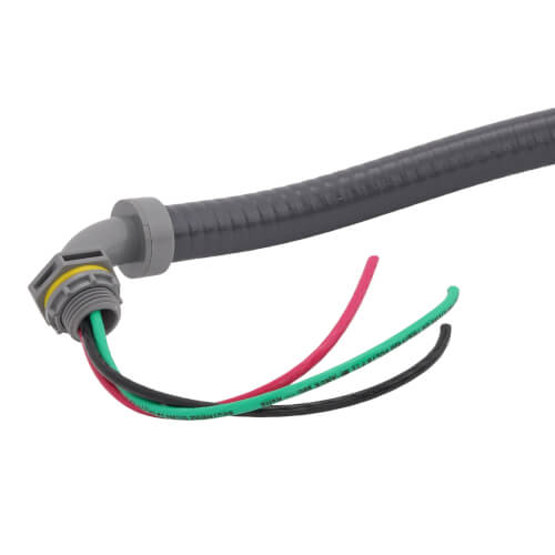 Main product image of 1/2" x 6' Conduit Kit w/ Extended Lead Wires (Non-Metallic Connectors)
