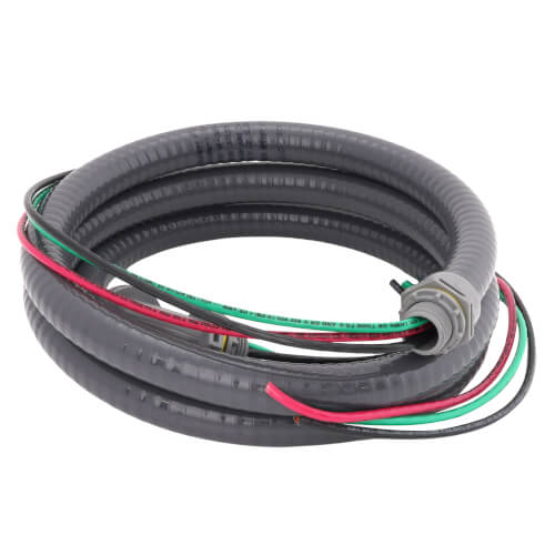 Main product image of 1/2" x 6' Conduit Kit w/ Extended Lead Wires (Non-Metallic Connectors)