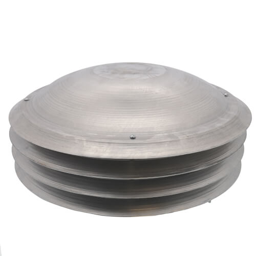 Main product image of 11-7/8" to 14-1/2" Pipe O.D. Round Versa Cap Flue & Hot Stack Cap