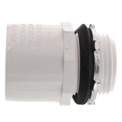 62 DiversiTech 62 1" Slip A/C Condensate Drain Pan Fitting