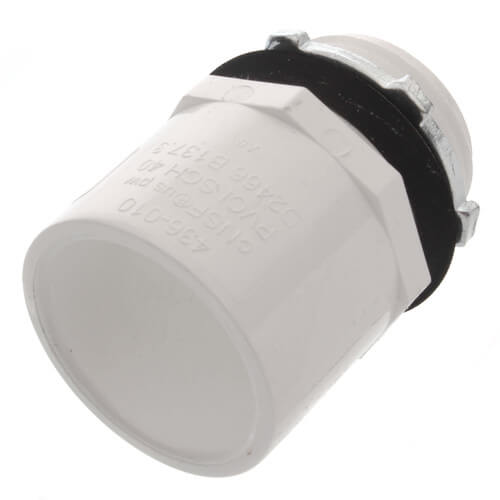Main product image of 1" Slip A/C Condensate Drain Pan Fitting