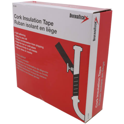6330 DiversiTech 6330 Cork Insulation Tape, 1/8" x 2" x 30'