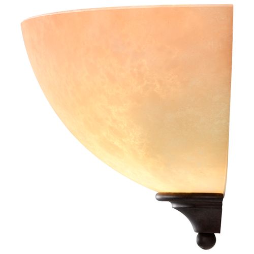 Main product image of Tapas 1 Light 12" Sconce w/ Tuscan Suede Glass
