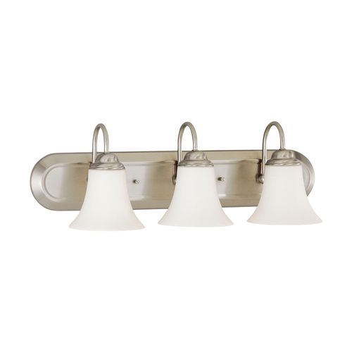 Main product image of Dupont 3 Light Vanity w/ Satin White Glass