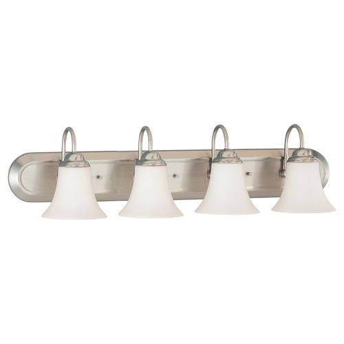 Main product image of Dupont 4 Light Vanity w/ Satin White Glass