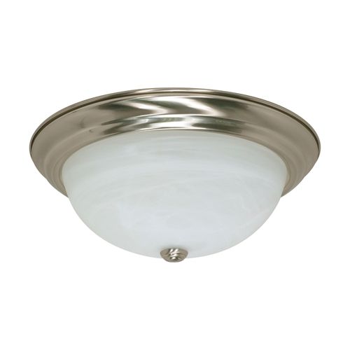 Main product image of 3 Light 15" Flush Mount Alabaster Glass