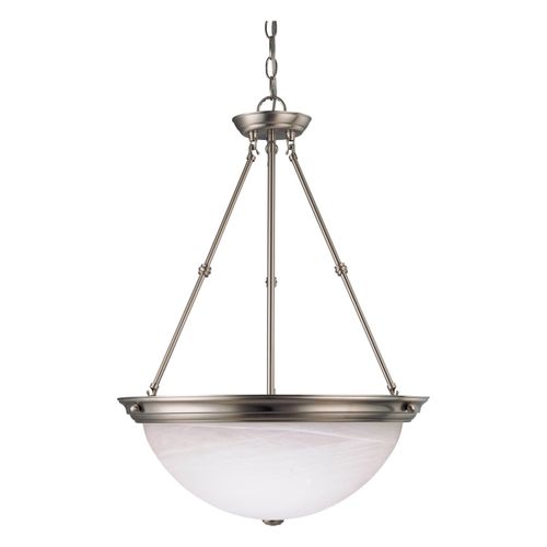Main product image of 3 Light 20" Pendant Alabaster Glass