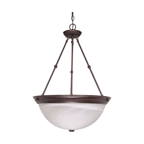 Main product image of 3 Light 20" Pendant Alabaster Glass