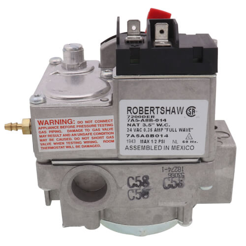 Main product image of 1/2" Standard Pilot Natural Gas Valve (150,000 BTU), 60-22525-05