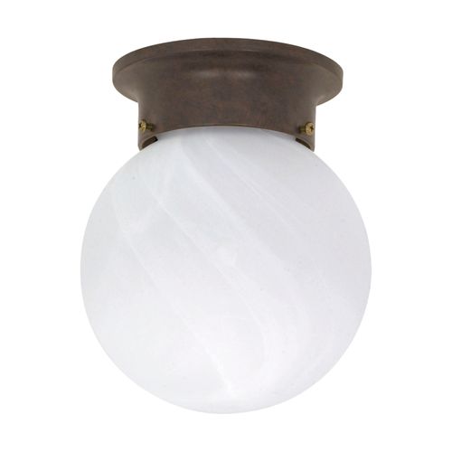Main product image of 1 Light 6" Ceiling Mount Alabaster Ball (Pack of 2)