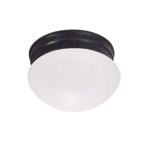 Main product image of 8" Mushroom Mahogany Bronze Frosted Glass Incandescent (Pack of 2)
