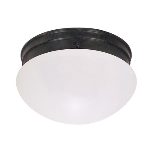 Main product image of 10" Mushroom Mahogany Bronze Frosted Glass Incandescent (Pack of 2)
