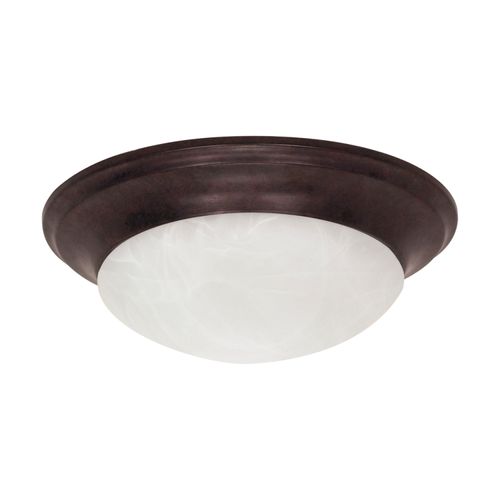 Main product image of 1 Light 12" Flush Mount Twist and Lock w/ Alabaster Glass