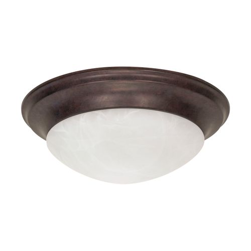 Main product image of 3 Light 17" Flush Mount Twist and Lock w/ Alabaster Glass