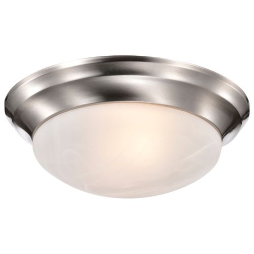 Main product image of 2 Light 14" Flush Mount Twist and Lock w/ Alabaster Glass