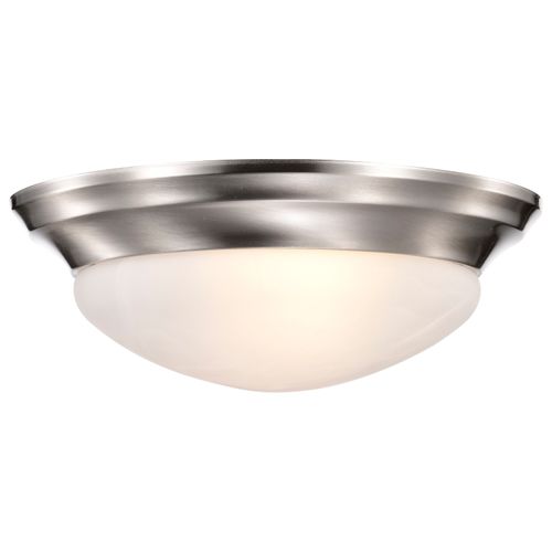 Main product image of 2 Light 14" Flush Mount Twist and Lock w/ Alabaster Glass