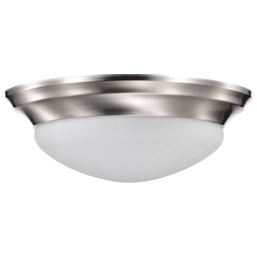 Main product image of 2 Light 14" Flush Mount Twist and Lock w/ Alabaster Glass