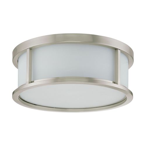 Main product image of Odeon 3 Light 15" Flush Dome w/ Satin White Glass
