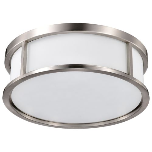 Main product image of Odeon 3 Light 17" Flush Dome w/ Satin White Glass