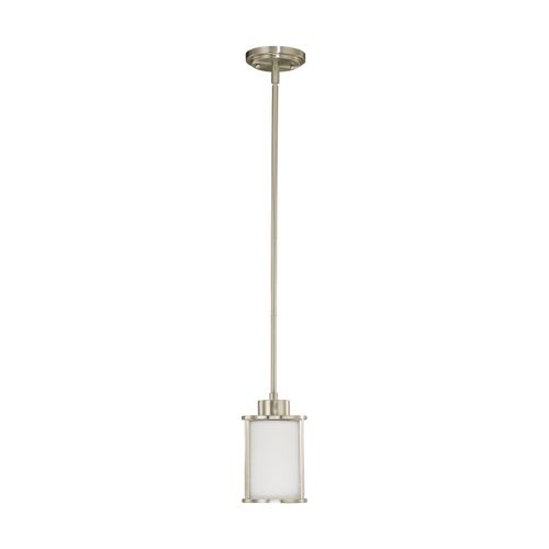 Main product image of Odeon 1 Light Mini Pendant w/ Satin White Glass