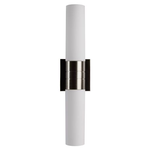 Main product image of Link 2 Light (Vertical) Tube Wall Sconce w/ White Glass