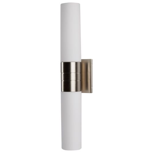Main product image of Link 2 Light (Vertical) Tube Wall Sconce w/ White Glass