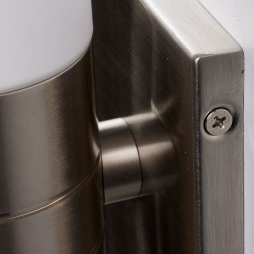 Main product image of Link 2 Light (Vertical) Tube Wall Sconce w/ White Glass