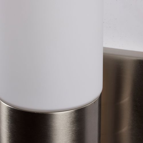 Main product image of Link 2 Light (Vertical) Tube Wall Sconce w/ White Glass