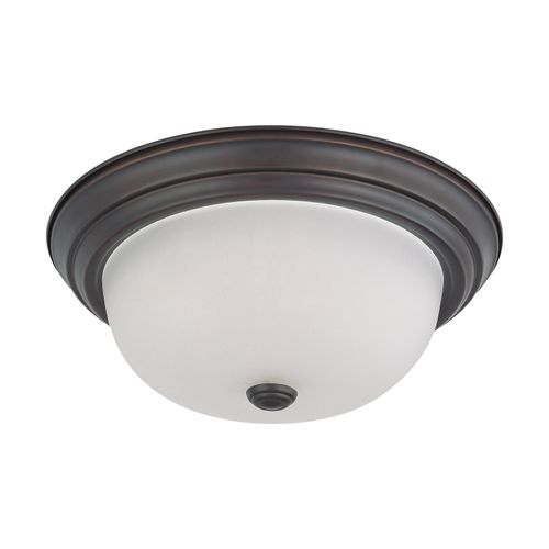 Main product image of 2 Light 13" Flush Mount w/ Frosted White Glass