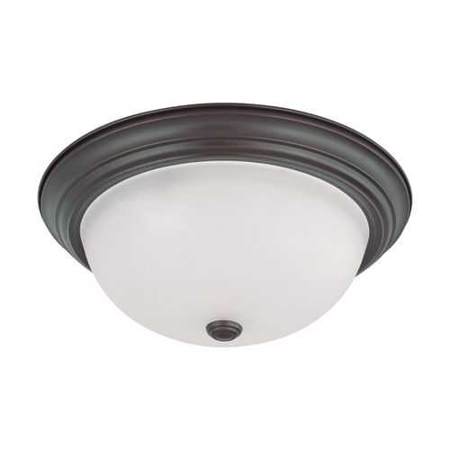 Main product image of 3 Light 15" Flush Mount w/ Frosted White Glass