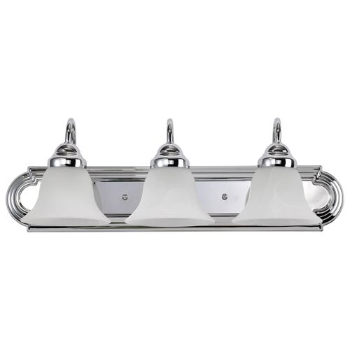 Main product image of Ballerina 3 Light 24" Vanity w/ Alabaster Glass Bell Shades
