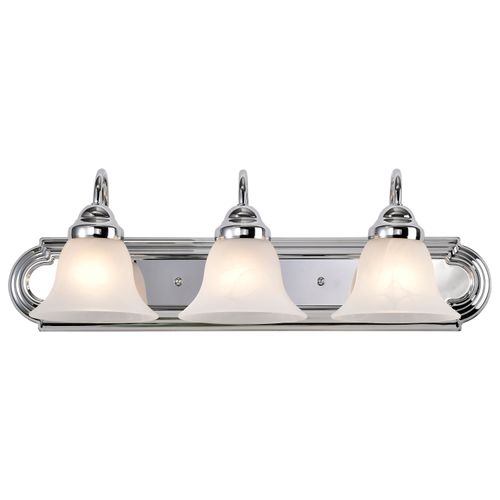 Main product image of Ballerina 3 Light 24" Vanity w/ Alabaster Glass Bell Shades