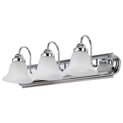 Main product image of Ballerina 3 Light 24" Vanity w/ Alabaster Glass Bell Shades