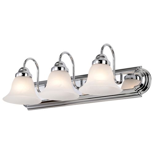 Main product image of Ballerina 3 Light 24" Vanity w/ Alabaster Glass Bell Shades