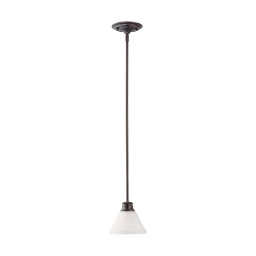 Main product image of Empire 1 Light 7" Mini Pendant w/ Frosted White Glass