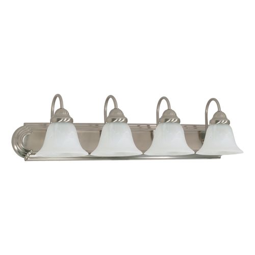 Main product image of Ballerina 4 Light 30" Vanity w/ Alabaster Glass Bell Shades