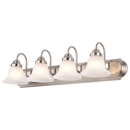 Main product image of Ballerina 4 Light 30" Vanity w/ Alabaster Glass Bell Shades