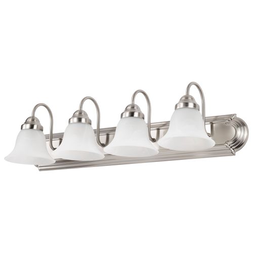 Main product image of Ballerina 4 Light 30" Vanity w/ Alabaster Glass Bell Shades