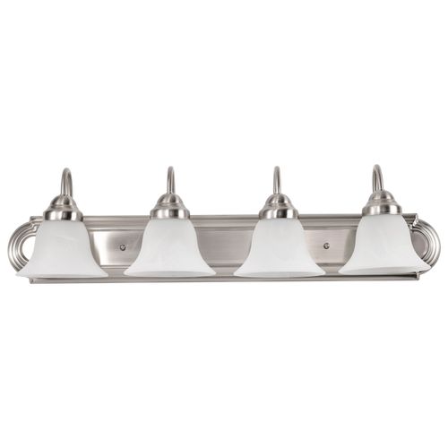 Main product image of Ballerina 4 Light 30" Vanity w/ Alabaster Glass Bell Shades