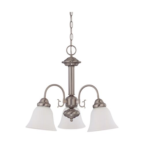 Main product image of Ballerina 3 Light 20" Chandelier w/ Frosted White Glass
