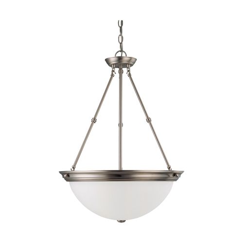 Main product image of 3 Light 20" Pendant w/ Frosted White Glass