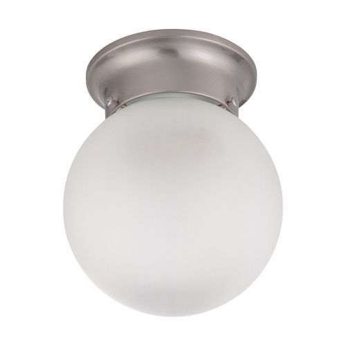 Main product image of 1 Light 6" Ceiling Mount w/ Frosted White Glass