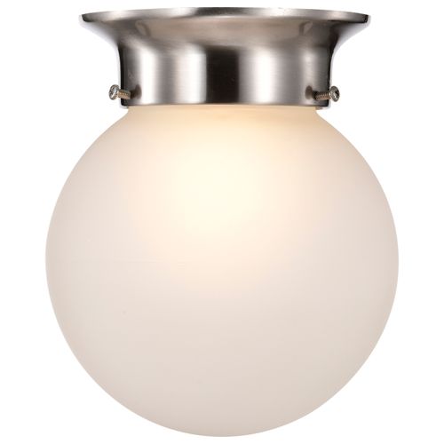 Main product image of 1 Light 6" Ceiling Mount w/ Frosted White Glass