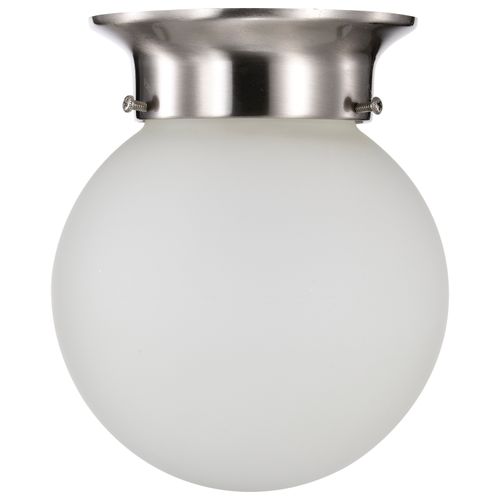 Main product image of 1 Light 6" Ceiling Mount w/ Frosted White Glass