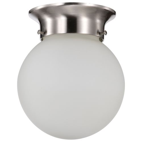 Main product image of 1 Light 6" Ceiling Mount w/ Frosted White Glass