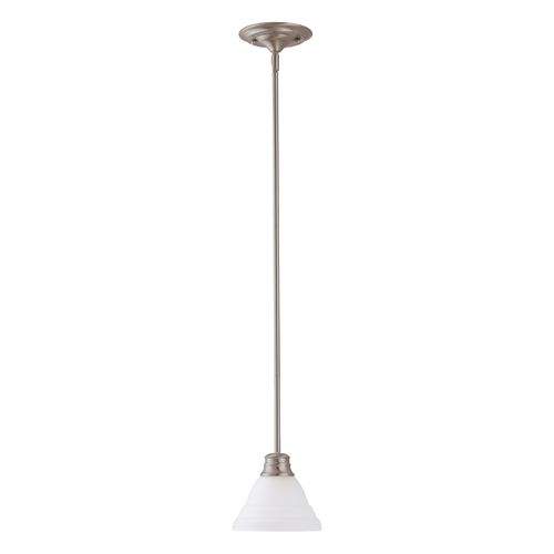 Main product image of Empire 1 Light 7" Mini Pendant w/ Frosted White Glass