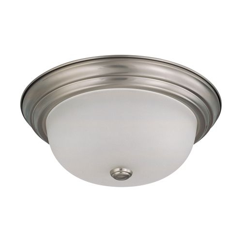 Main product image of 2 Light 13" Flush Mount w/ Frosted White Glass