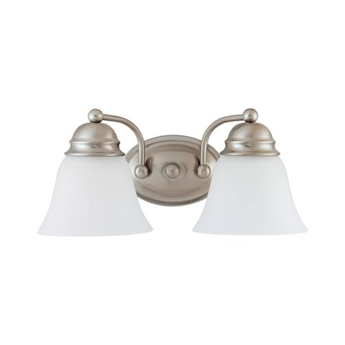 Main product image of Empire 2 Light 15" Vanity w/ Frosted White Glass